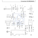 Adapter zdalnego sterowania Mercury F8 F9,9 2004-2014 3V2