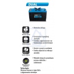 Akumulator EXIDE Dual ER450 12V 95Ah 650A L+ rozruchowo-zasilający 
