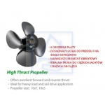 Śruba alu AMITA4 Johnson Evinrude 13-wpust 10x7 HighThrust 