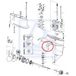 Anoda cynkowa JOHNSON EVINRUDE 4~8KM 334451 zam.62232BP