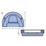 Anoda magnezowa oryginalna Volvo Penta SX DP-SM OMC Cobra 3853818