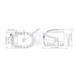 Automatyczna pompa zęzowa 750G  47 L/min 12V