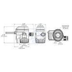 Automatyczna pompa zęzowa Rulemate 800  50 L/min 12V
