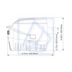 Automatyczna pompa zęzowa Seaflo - 35 L/min 12V