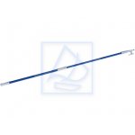 Bosak aluminiowy teleskopowy niebieski 1,23~2,10 m