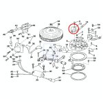 Cewka pod kołem zamachowym oryginalna Evinrude 5000611