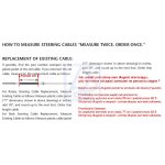 Przekładnia listwowa Seastar Rack odsadka cięgno 17FT SS14117