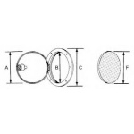 Dekiel Luk PCV biały wew. 235 zew. 315