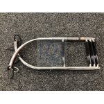 Drabinka rozkładana inox na ponton 4 stopnie 