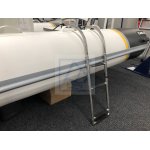 Drabinka rozkładana inox na ponton 4 stopnie 