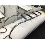 Drabinka rozkładana inox na ponton 4 stopnie 