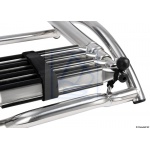 Drabinka rozkładana stal inox na tubę pontonu Ø 50cm 4 stopnie 