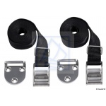 Drabinka rozkładana stal inox na tubę pontonu Ø 50cm 4 stopnie 