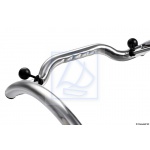 Drabinka rozkładana stal inox na tubę pontonu Ø 50cm 4 stopnie 