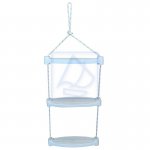 Drabinka sznurowa 3 stopnie biała LAL 50043