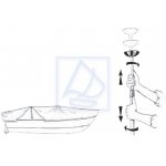 Drążek rozporowy teleskopowy do plandek 66-102 cm