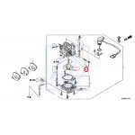 Dysza skład mieszanki gaźnika Honda BF8 BF9.9 16016-ZW9-003