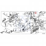 Dźwignia manetki bocznej HONDA BF50 - BF225  24812-ZV5-000