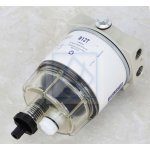 Filtr separator paliwo-woda z odstojnikiem 156x82 króćce 10mm