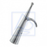 Grot bosaka chromowany na drzewiec dn.35mm długość 18cm