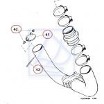 Klapa wydechu OMC VOLVO PENTA 3.0L ~ 8.2L 1988~1998 