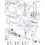 Klin wpust Johnson Evinrude 3-8KM  0331130