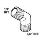 Kolano 45 stopni 3/8" na 1/4" NPT SeaStar HF5540