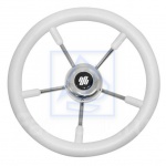 Koło sterowe kierownica DeLuxe 35 cm biała