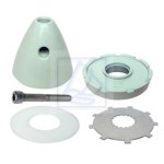 Komplet nakrętka podkładka śruby Volvo Penta AQ200 AQ290  short hub
