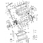 Komplet tłoków 6szt. Mercruiser 4,3L V6 Volvo Penta OMC GM 262cid 1,98/1,98,4,80mm