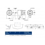 Kpl zestaw sterowy BayStar zaburtowy max.150KM HK4200A-3