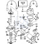 Kopułka z palcem OMC Cobra Ford 2.3L 18-5283