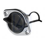 Korek spustowy owalny chrom 68 x 49 mm