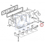 Korek spustu wody Volvo Penta 3854494