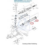 Kpl łożysk stożkowych Mercruiser Alpha gen.2 1998~ 30894A5