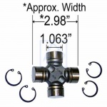 Krzyżak wału napędowego MERCRUISER Alpha 2 1998~ 865496A02  Sierra 18-6406