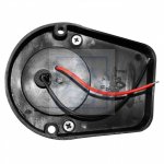 Lampa 2 sektorowa dziobowa obudowa ABS chrom 12V 5W