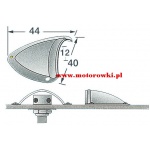 Łezka odpływ mała wymiary 40 x 44 x 12h mm