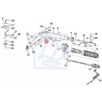 Linka gazu 54cm Johnson Evinrude 9,9KM 15KM 1986-1992 395911