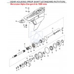 Łożysko kulkowe dół Mercruiser Alpha zamiennik 88957T