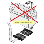 Mocowanie z taśmą zbiornika paliwa, aku. lub pojemnika szare