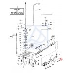 Nakrętka śruby napędowej Yamaha F2.5 F4 F5