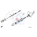 O-ring obudowy wałka HONDA BF25 BF30 91351-ZV7-003
