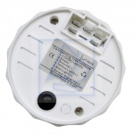 Obrotomierz z licznikiem motogodzin 0-6000RPM - 3,5" KUS czarny z ramką SS  