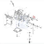 Obudowa pokrywa termostatu zamiennik Tohatsu MFS5 MFS8 MFS15 Mercury F5 F8 F15 F25 F30