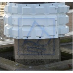 Ochraniacz Majoni Multifender  60x30x8cm biały