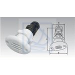 Odpowietrznik zbiornika paliwa prosty PVC 16mm