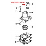 Osłona pompy wody HONDA BF5 BF9.9 BF15  19253-ZV1-000