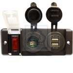 Panel tablica gniazdo zapalniczki gniazdo USB 4,2A 12V max 16A