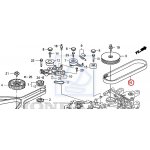 Pasek alternatora HONDA BF175 BF200 BF225  31638-ZY3-003